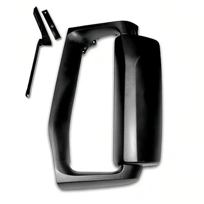 Door Mirror Complete with Bracket Cover Black for 2004+ Volvo VNL Driver Side (LH)