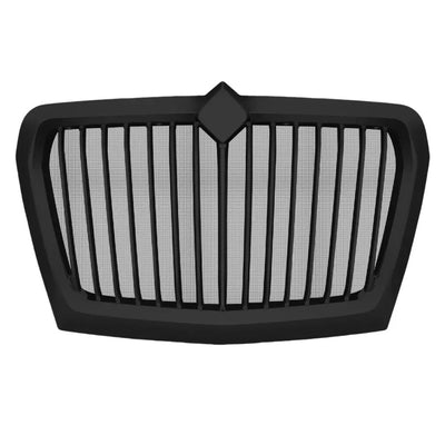 Hood Grille with Bug Screen Black for 2017+ International LT 625