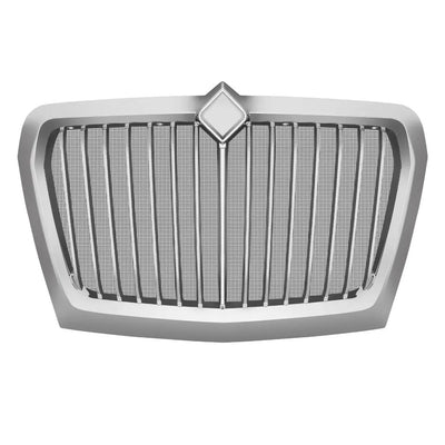 Hood Grille with Bug Screen Chrome for 2017+ International LT 625