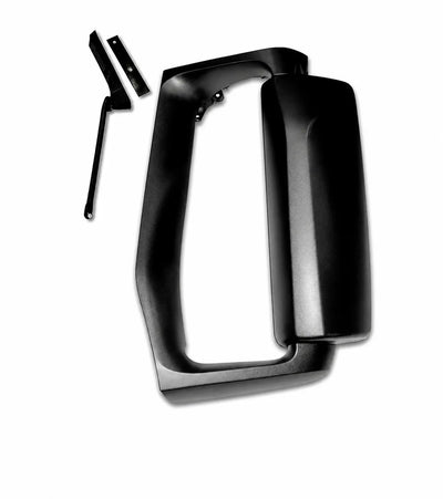 Door Mirror Complete with Bracket Cover Black for 2004+ Volvo VNL Driver Side (LH)
