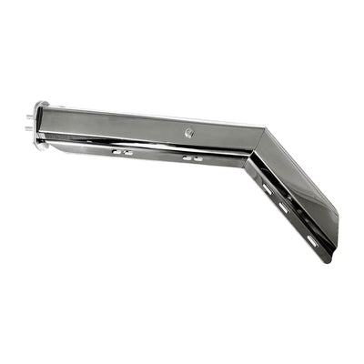 30'' Angled Spring Loaded Mudflap Hanger Chrome, 1.125''