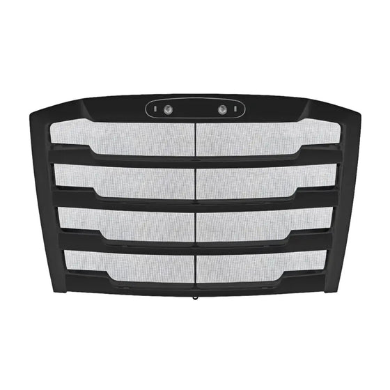 FLX-4108299B Hood Grille with Bug Screen Black for 2018+ Freightliner Cascadia