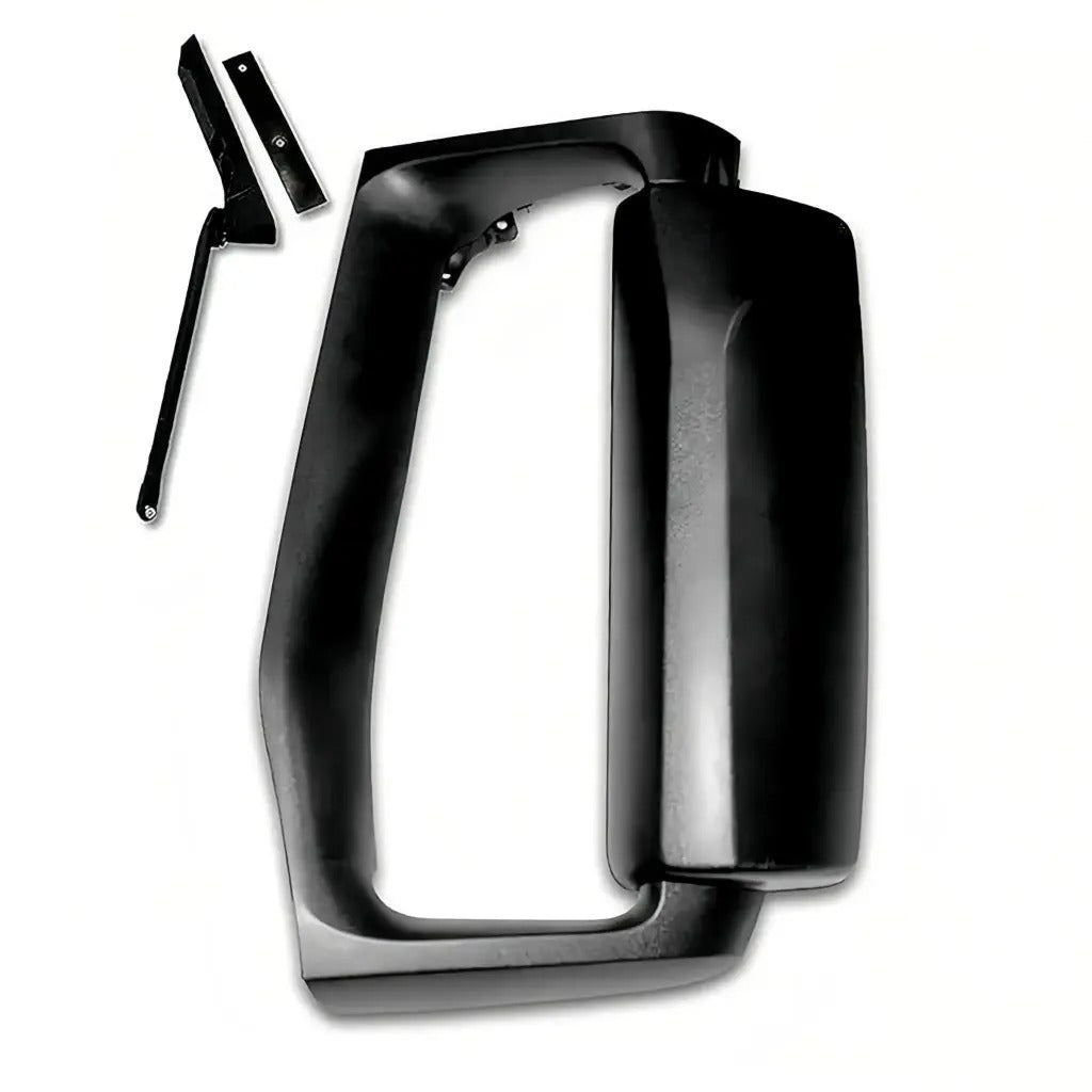 Door Mirror Complete with Bracket Cover Black for 2004+ Volvo VNL Driver Side (LH)