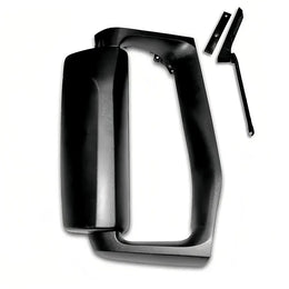 FLX-5104037RB Door Mirror Complete with Bracket Cover Black for 2004+ Volvo VNL Passenger Side (RH)
