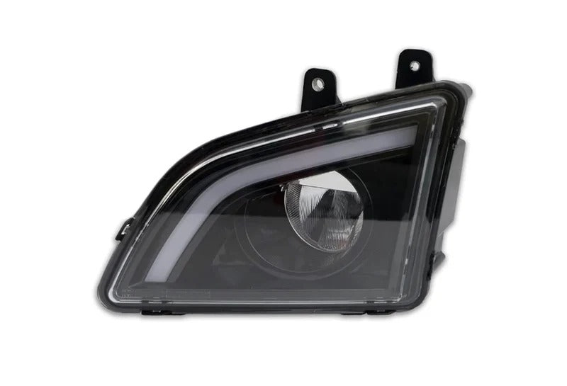 LED Fog Light Black for 2018+ Volvo VNL Driver Side (LH)