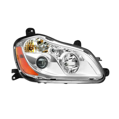 Halogen Headlight Silver for 2013-2021 Kenworth T680 Passenger Side (RH)