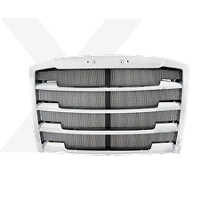 Hood Grille with Bug Screen Chrome for 2018+ Freightliner Cascadia